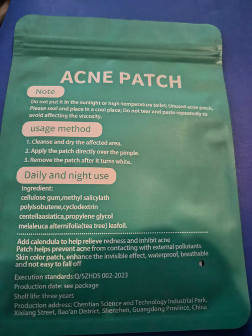 Hydrocolloid Acne Patches with Salicylic Acid, Tea Tree & Calendula (36 ct)